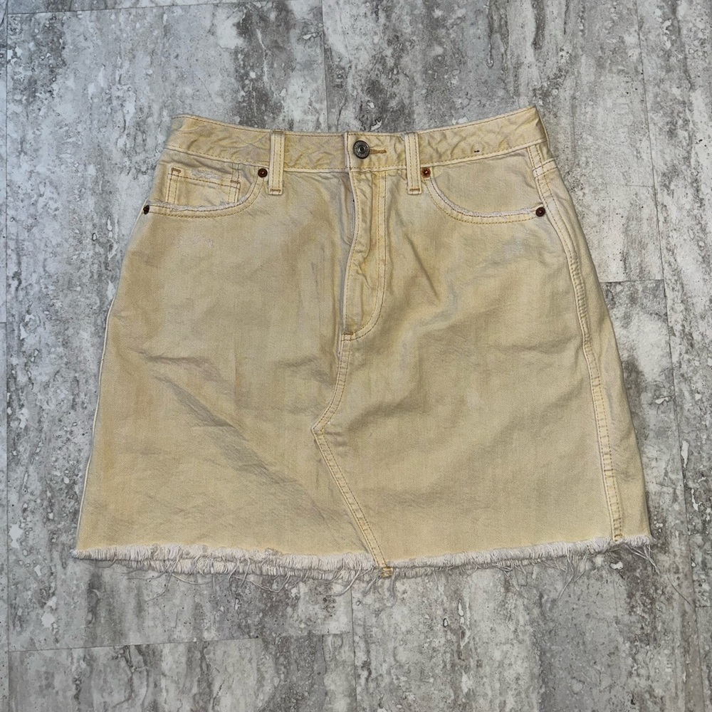 Abercrombie & Fitch Tan Mini Skirt Casual Resort Wear